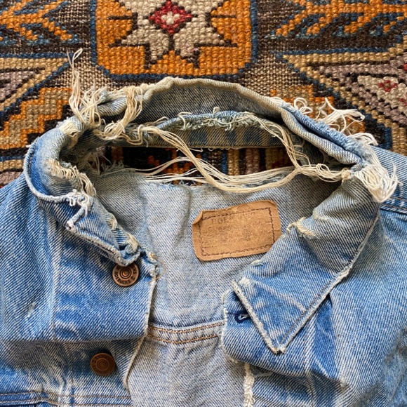 Vintage 1980s Roebucks Denim Jacket - Picture 3 of 3